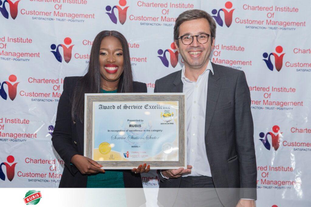 RUBIS ENERGY ZAMBIA SCOOPS 2022 BEST CUSTOMER SERVICE EXCELLENCE AWARD